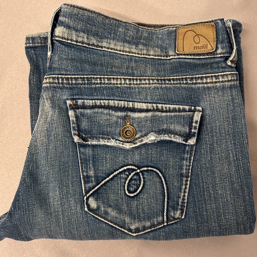 Mavi Miska Flap Coin Pocket Jeans Sz 31x32
